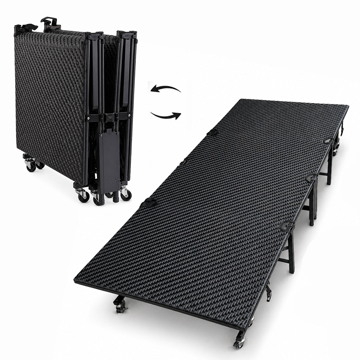 سرير قابل للطي للمنزل و الرحلات FOLDABLE AND PORTABLE BED