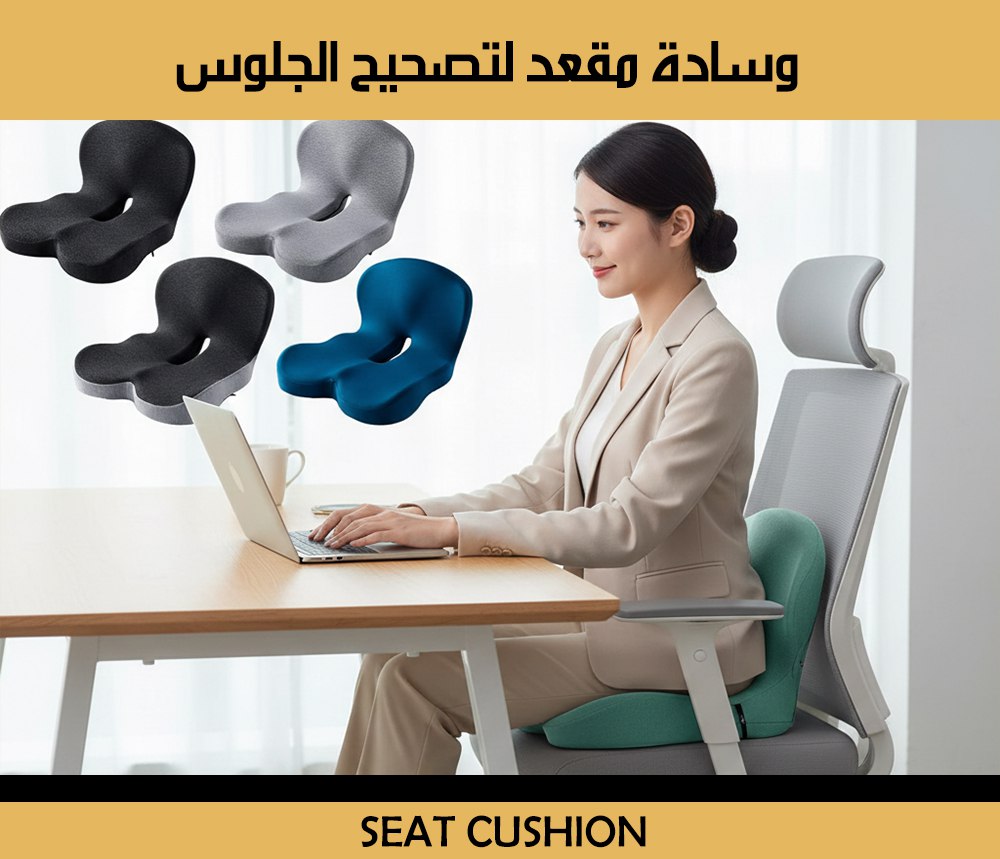 وسادة مقعد لتصحيح الجلوس Seat Cushion