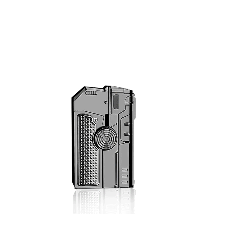 ولاعة المسدس مع مؤشر ليزر قابلة للطي وقابلة للدوران Gun Lighter With Laser Pointer